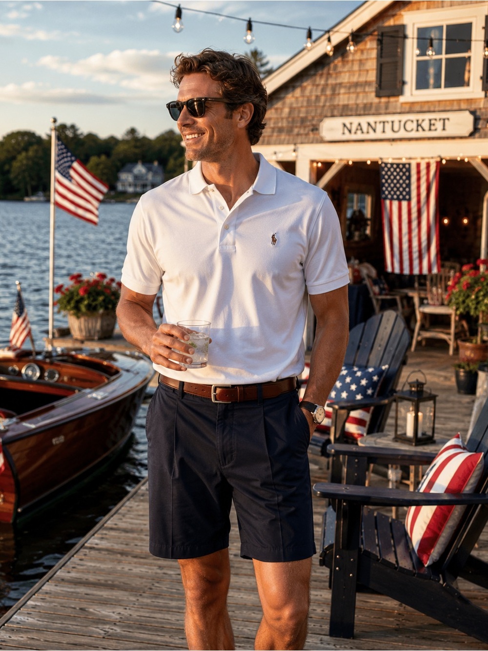 John W. Nordstrom Navy Men’s Casual Shorts